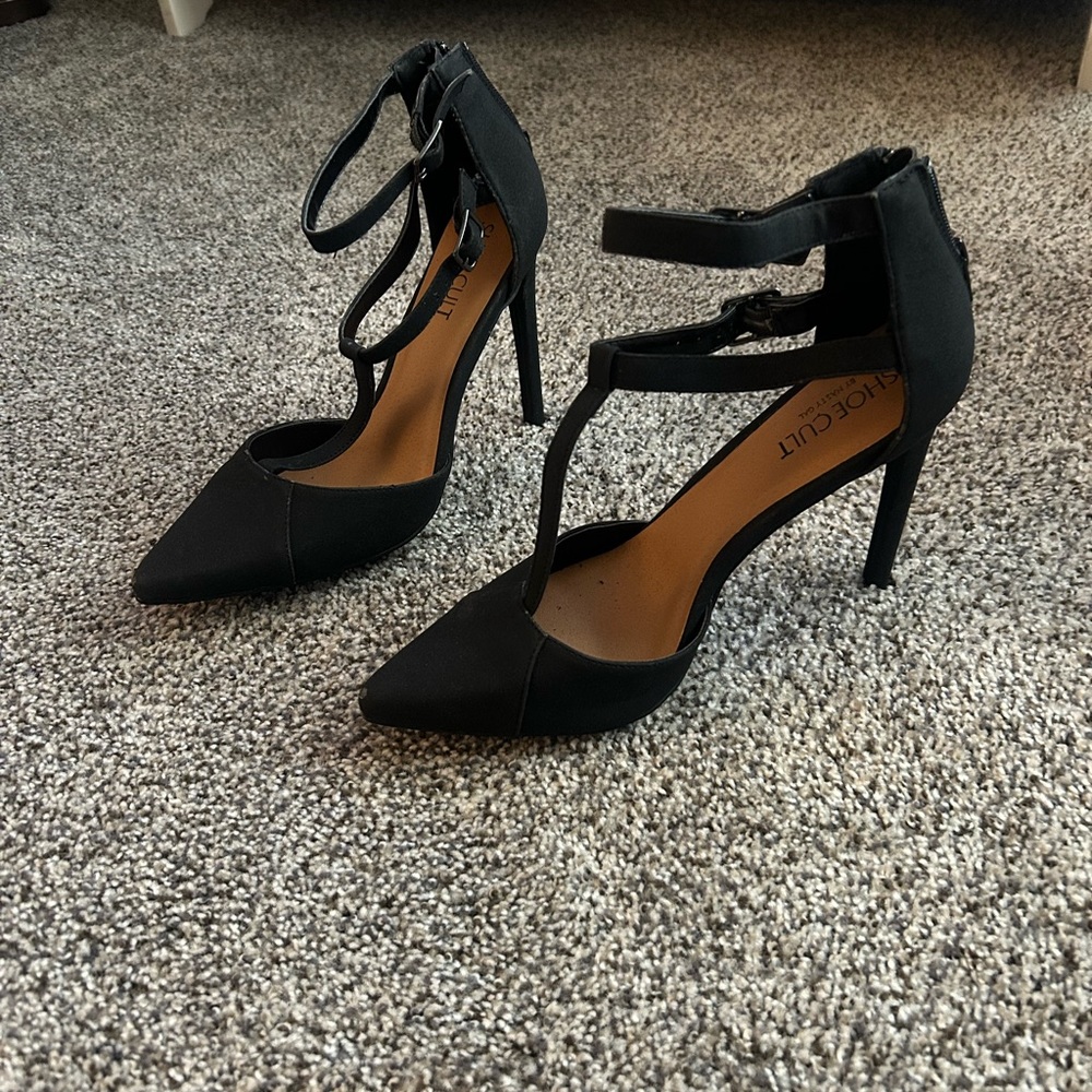 Shoe cult by nasty gal black high heel shoes